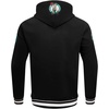 Pro Standard Mens NBA Script Tail Brushed Back French Terry Pull Over Hoodie(Black)
