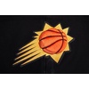 Pro Standard Mens NBA Script Tail Brushed Back French Terry Pull Over Hoodie(Black/Orange)