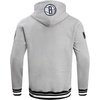 Pro Standard Mens NBA Script Tail Brushed Back French Terry Pull Over Hoodie(Heather Gray/Black)
