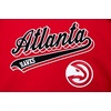 Pro Standard Mens NBA Script Tail Brushed Back French Terry Pull Over Hoodie(Red/Black)