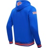 Pro Standard Mens NBA Script Tail Brushed Back French Terry Pull Over Hoodie(Royal/Orange/Royal)