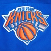 Pro Standard Mens NBA Script Tail Brushed Back French Terry Pull Over Hoodie(Royal/Orange/Royal)