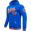 Pro Standard Mens NBA Script Tail Brushed Back French Terry Pull Over Hoodie(Royal/Orange/Royal)