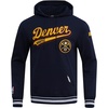 Pro Standard Mens NBA Script Tail Brushed Back French Terry Pull Over Hoodie(Team Color)