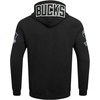 Pro Standard NBA mens Mens Nba Milwaukee Bucks Classic Player Cotton Double Knit Pull Over Hoodie(Black)