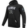 Pro Standard NBA mens Mens Nba Milwaukee Bucks Classic Player Cotton Double Knit Pull Over Hoodie(Black)