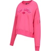 Pro Standard NBA womens Womens Nba Classic Triple Pink Brushed Back French Terry Crewneck Sweatshirt(Beetroot Purple)