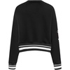 Pro Standard NBA womens Womens Nba Mash Up Brushed Back French Terry Crewneck Sweatshirt(Black)