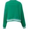 Pro Standard NBA womens Womens Nba Mash Up Brushed Back French Terry Crewneck Sweatshirt(Kelly Green)
