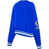 Pro Standard NBA womens Womens Nba Mash Up Brushed Back French Terry Crewneck Sweatshirt(Royal Blue)