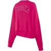 Pro Standard Womens NBA Classic Triple Pink Sweatshirt(Beetroot Purple)