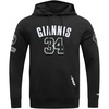 Pro Standard NBA mens Mens Nba Milwaukee Bucks Classic Player Cotton Double Knit Pull Over Hoodie(Black)