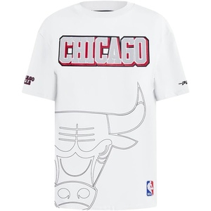 Pro Standard NBA Womens Womens NBA Sheer Influence Boyfriend Fit Tee(White)