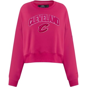 Pro Standard Womens NBA Classic Triple Pink Sweatshirt(Beetroot Purple)