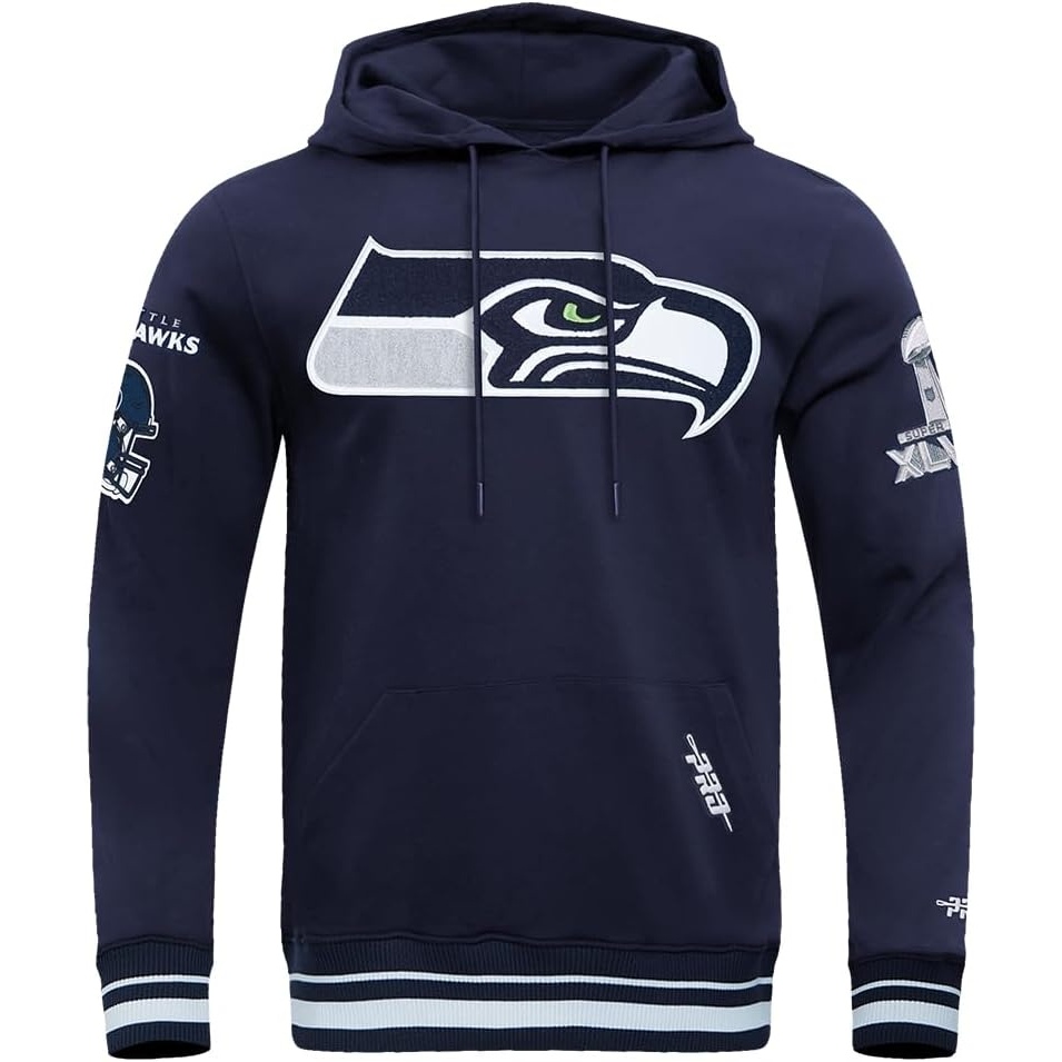 image:imagePro Standard Mens NFL Mash Up Brushed Back French Terry Pull Over Hoodie