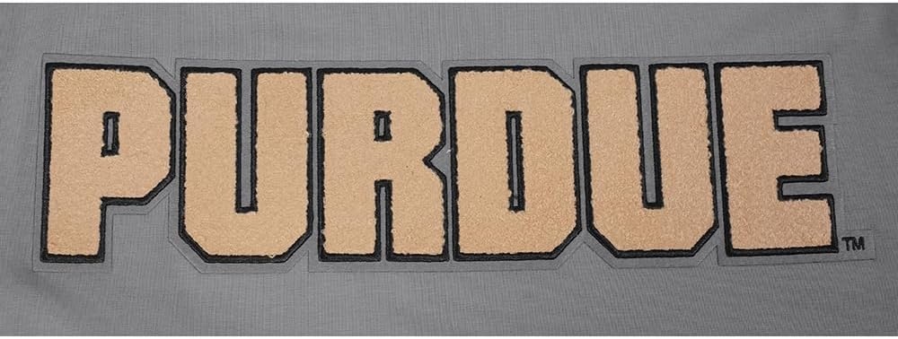 image:imagePro Standard Mens Purdue University Classic Chenille Short Sleeve Tee Gray 2XL