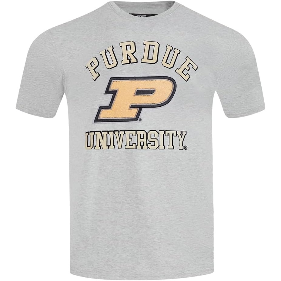 image:imagePro Standard Mens Purdue University Classic Chenille Short Sleeve Tee Heather Grey S