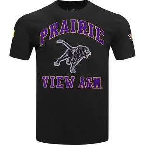 Pro Standard Mens Prairie View A&M University Classic Chenille Short Sleeve Tee Black 3XL