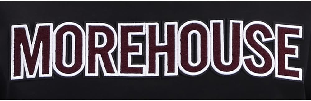 image:imagePro Standard Mens Morehouse College Classic Chenille Short Sleeve Tee Black M