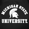 Pro Standard Mens Michigan State University Classic Chenille Short Sleeve Tee Black L