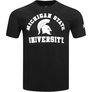 Pro Standard Mens Michigan State University Classic Chenille Short Sleeve Tee Black XL