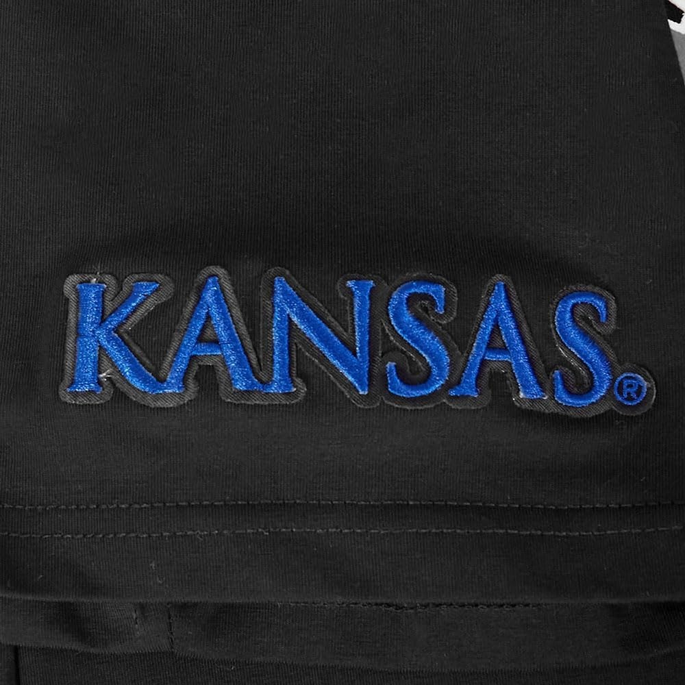 image:imagePro Standard Mens University of Kansas Classic Chenille Short Sleeve Tee Black 3XL