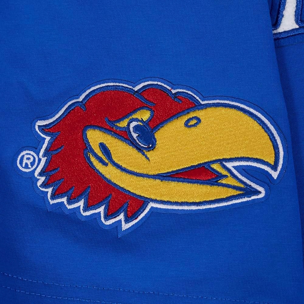 image:imagePro Standard Mens University of Kansas Classic Chenille Short Sleeve Tee Royal Blue S