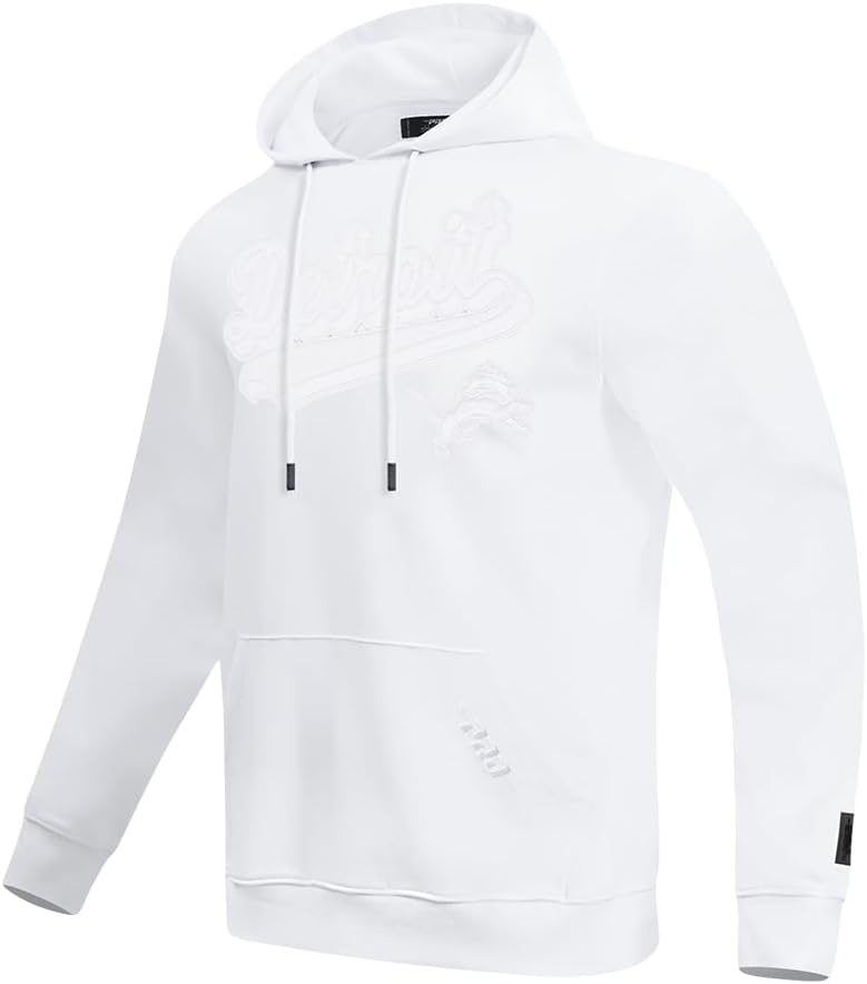 image:imageMens NFL Out Cotton Double Knit Pull Over HoodieWhite