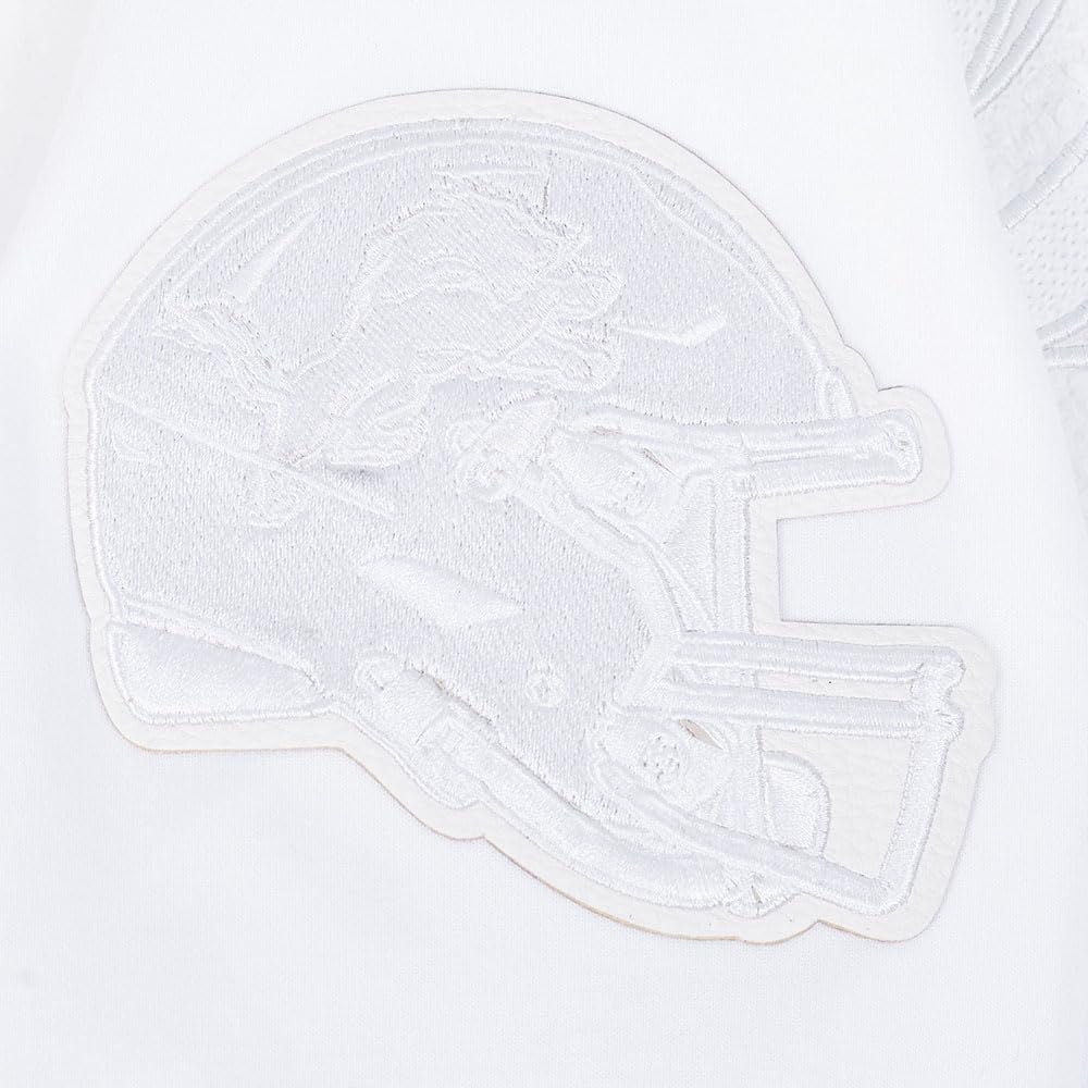 image:imageMens NFL Out Cotton Double Knit Pull Over HoodieWhite