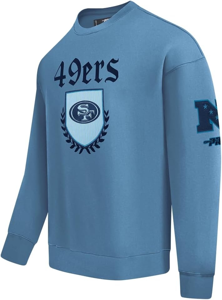 image:imagePro Standard Mens NFL Country Club Fleece Crewneck SweatshirtBlue