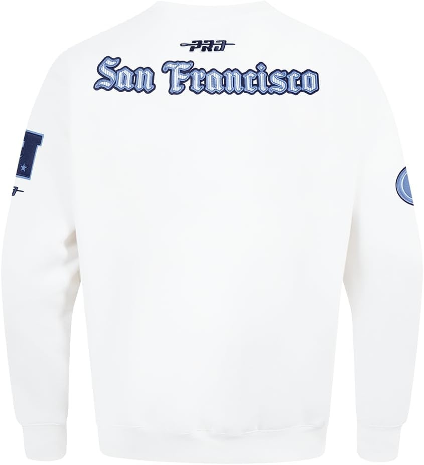 image:imagePro Standard Mens NFL Country Club Fleece Crewneck SweatshirtWhite