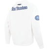 Pro Standard Mens NFL Country Club Fleece Crewneck Sweatshirt(White)