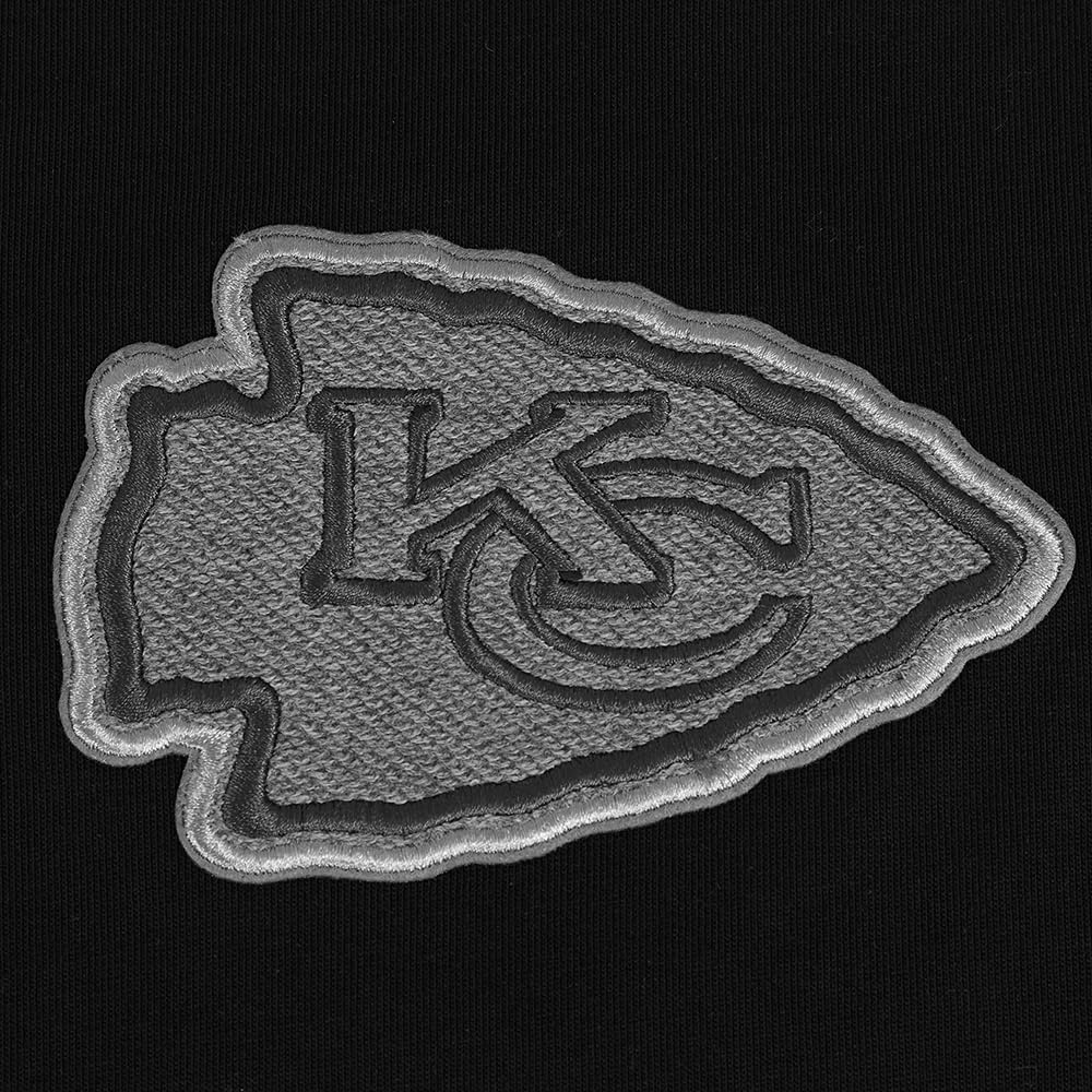 image:imagePro Standard Mens NFL Kansas City Chiefs Reverse French Terry Short Sleeve Tee Black M