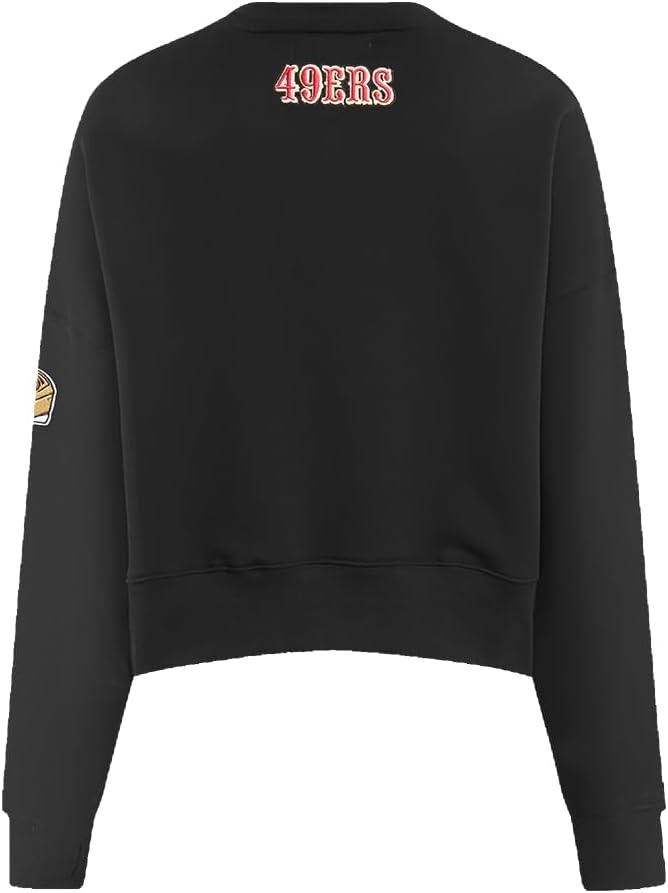 image:imagePro Standard Womens NFL Classic Chenille Brushed Back French Terry Crewneck Sweatshirt