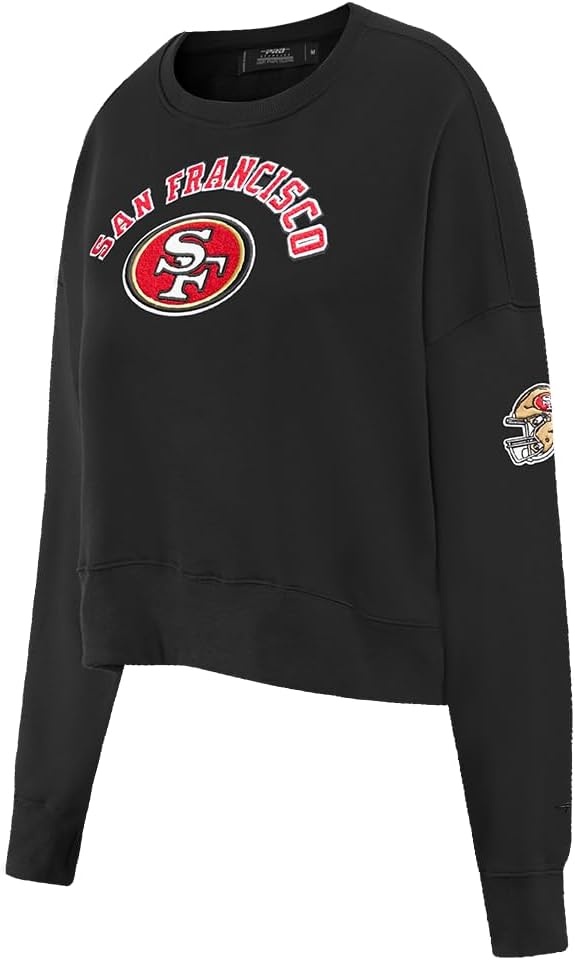 image:imagePro Standard Womens NFL Classic Chenille Brushed Back French Terry Crewneck Sweatshirt