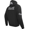 Pro Standard Mens NFL Detroit Lions Reverse French Terry Pull Over Hoodie Black XL