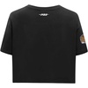 Pro Standard Womens NFL Mash Up Cotton Single Jersey Short Sleeve Boxy Tee(Black)