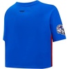 Pro Standard Womens NFL Mash Up Cotton Single Jersey Short Sleeve Boxy Tee(Royal Blue)