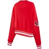 Pro Standard Womens NFL Mash Up Crewneck Sweatshirt(Red)