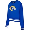 Pro Standard Womens NFL Mash Up Crewneck Sweatshirt(Royal Blue)