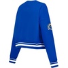Pro Standard Womens NFL Mash Up Crewneck Sweatshirt(Royal Blue)