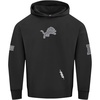 Pro Standard Mens NFL Detroit Lions Reverse French Terry Pull Over Hoodie Black XL