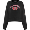 Pro Standard Womens NFL Classic Chenille Brushed Back French Terry Crewneck Sweatshirt