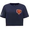 Pro Standard Womens NFL Mash Up Cotton Single Jersey Short Sleeve Boxy Tee(Midnight Navy)