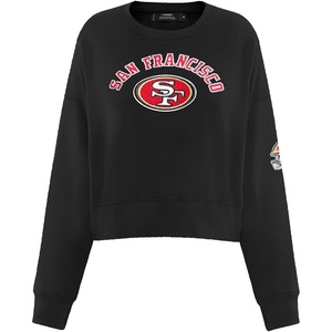 Pro Standard Womens NFL Classic Chenille Brushed Back French Terry Crewneck Sweatshirt