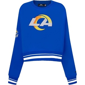 Pro Standard Womens NFL Mash Up Crewneck Sweatshirt(Royal Blue)