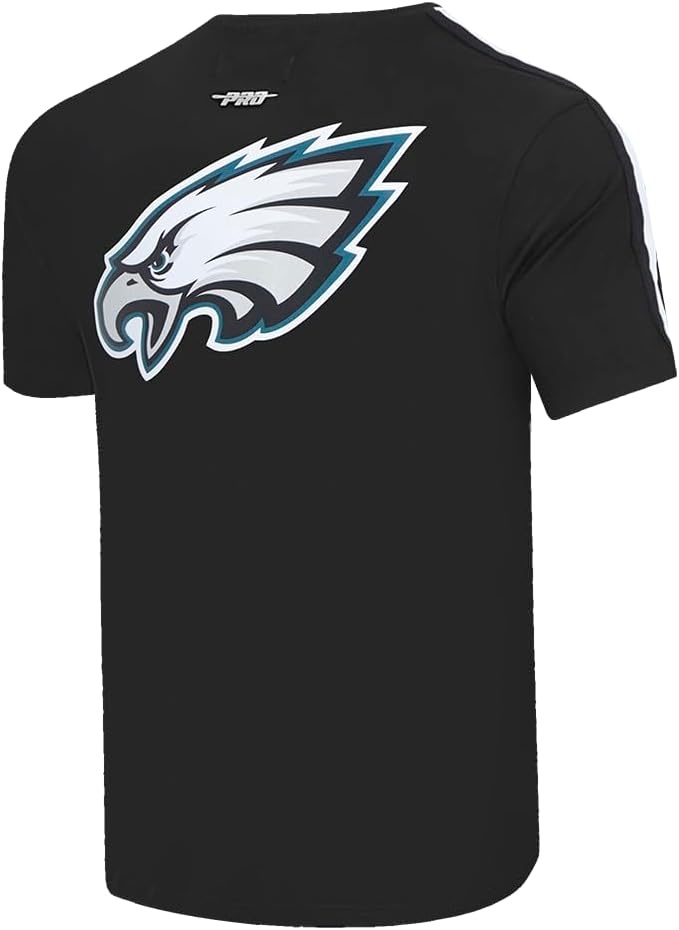 image:imagePro Standard Mens NFL Mesh Cotton Single Jersey Taping TeeBlack