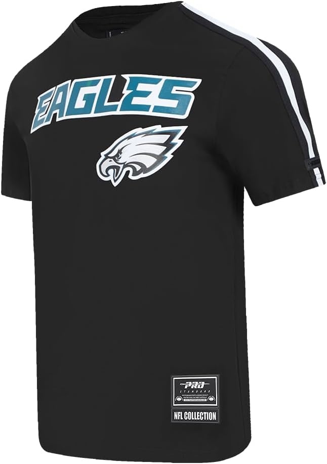 image:imagePro Standard Mens NFL Mesh Cotton Single Jersey Taping TeeBlack