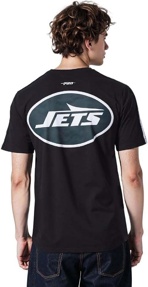 image:imagePro Standard Mens NFL Mesh Cotton Single Jersey Taping TeeBlack