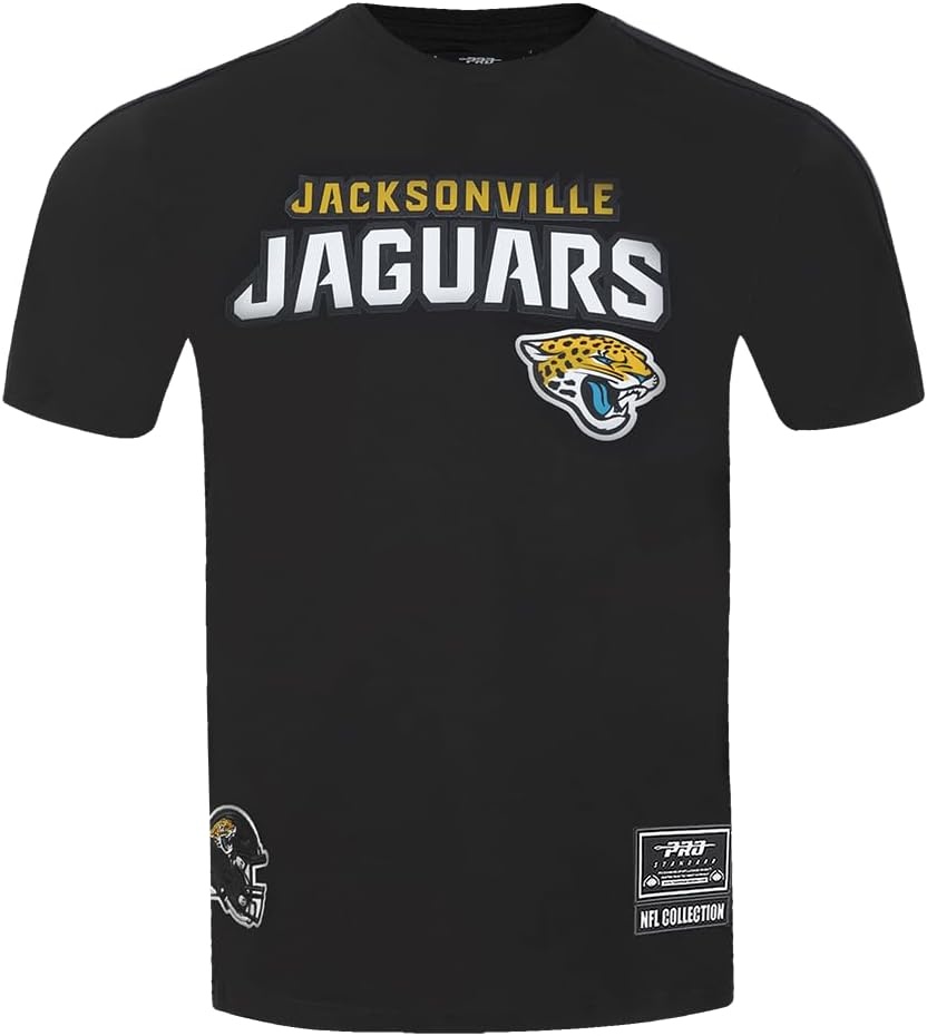 image:imagePro Standard Mens NFL Mesh Cotton Single Jersey Taping TeeBlack